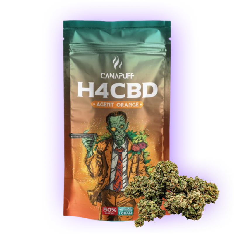 H4CBD knospen Agent Orange Canapuff