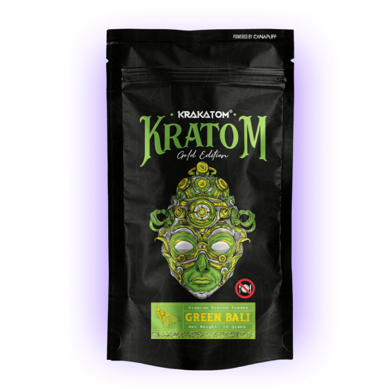 green Bali Kratom Pulver tee