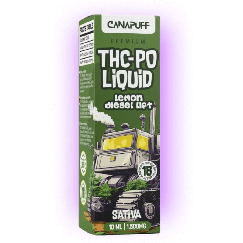 THC-PO Liquid 1.500mg - Lemon Diesel Lift 10ml