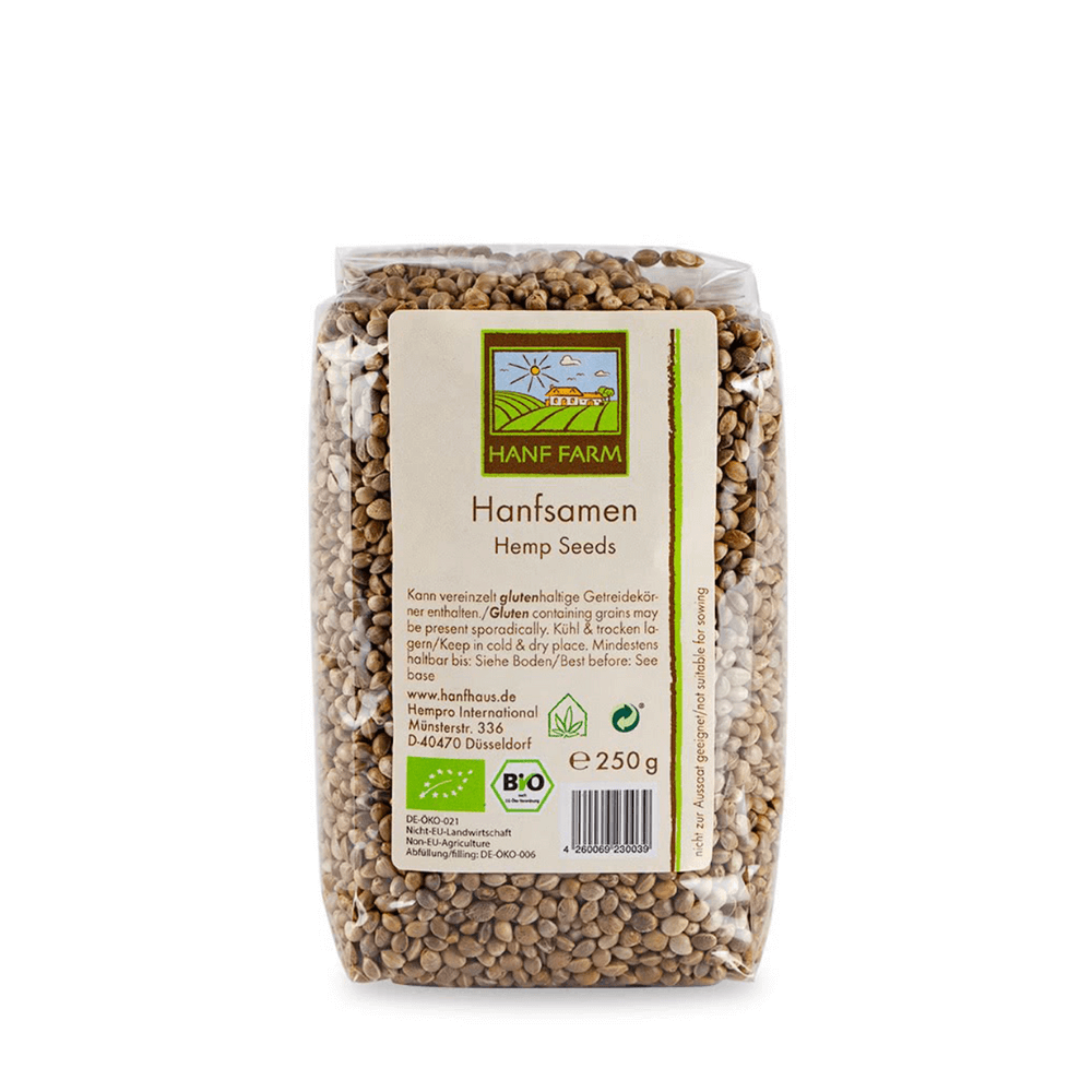 Bio Hanfsamen 250 g glutenfrei