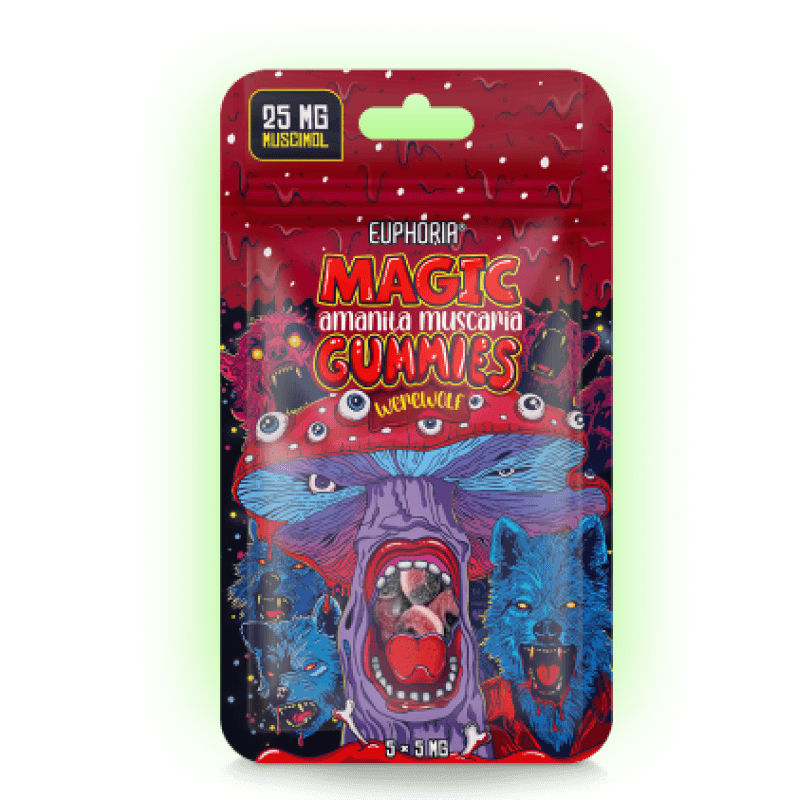 Euphoria Magic Amanita Muscaria Gummies - Werewolf