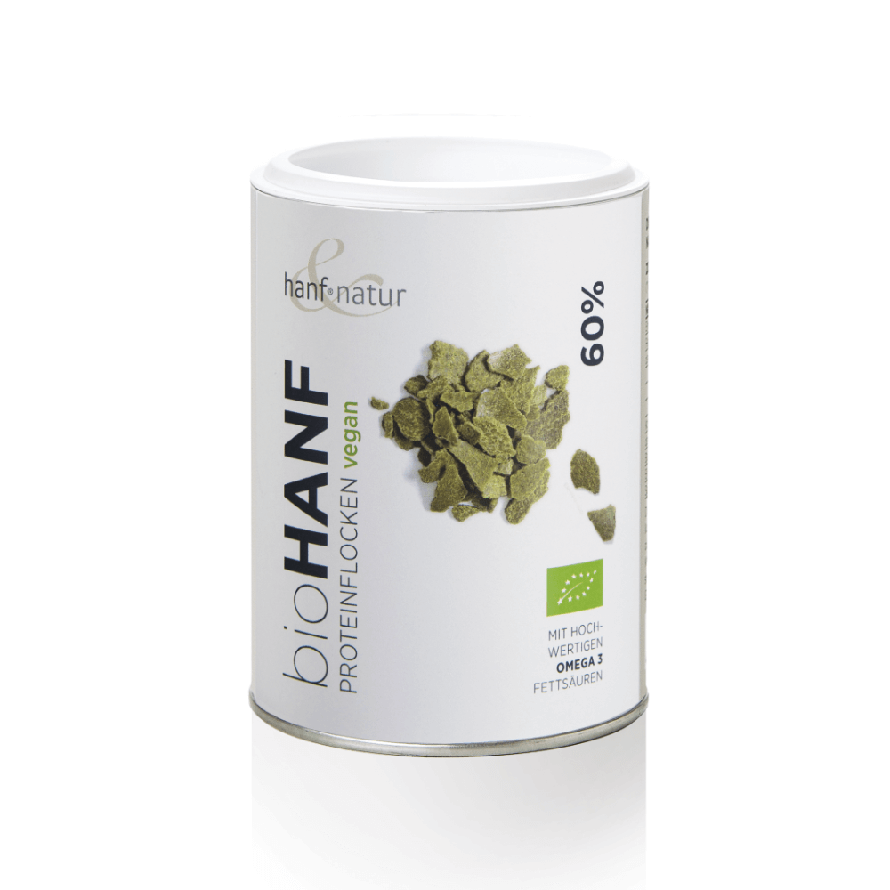 Hanf Proteinflakes Muskelaufbau Fitness veganes Protein